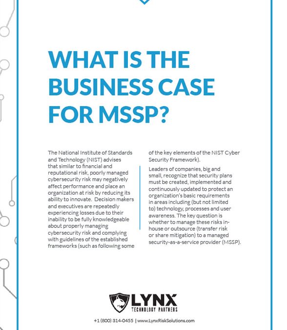 What is the Business Case for MSSP?