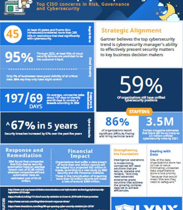 Top CISO Concerns Infographic